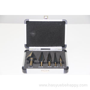 Step Drill Bits Kit in Aluminum Case